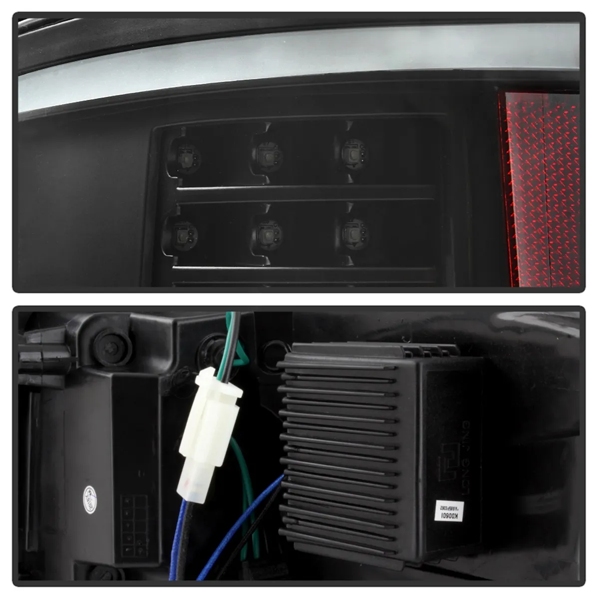 0914 F150light Bar LED Tail Lights Black product image