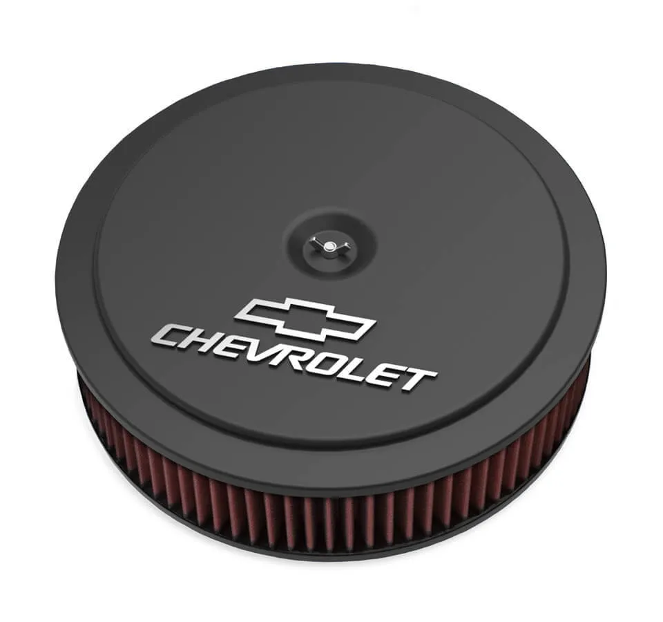 Holley 14 x 3 Air Cleaner GM Muscle Series Black