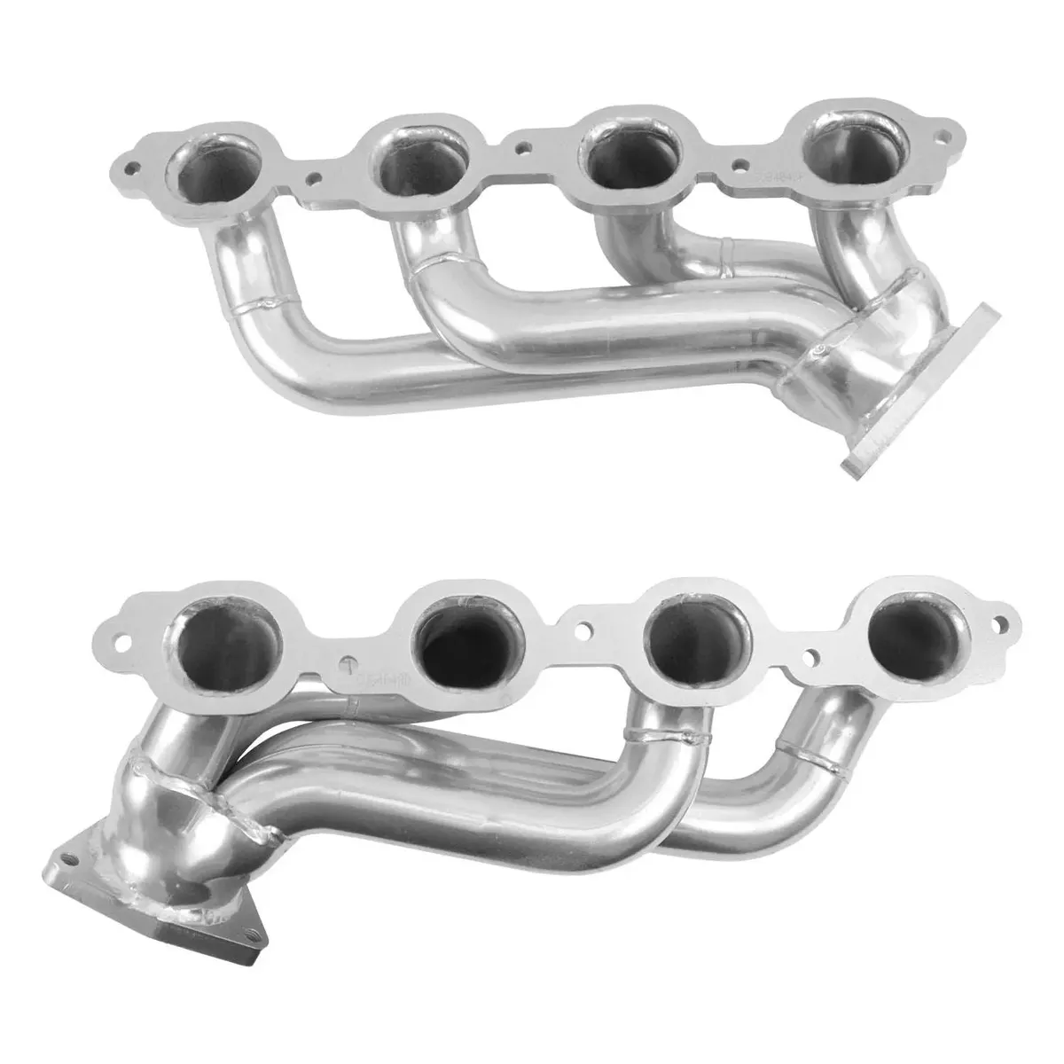 Bbk Performance Parts 40480 2019-2024 Chevy Truck 5.3/6.2l 1-3/4" Shorty Headers (Polished Silver Ceramic) product image