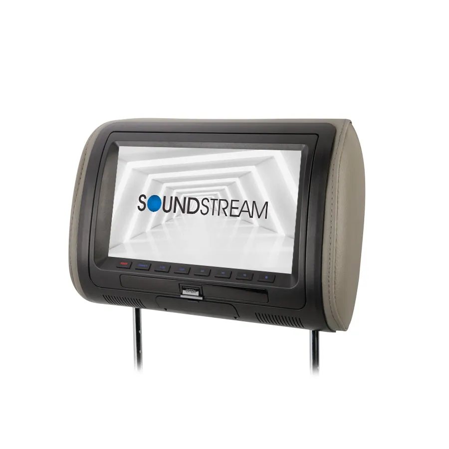 Soundstream Universal Dvd Headrest W/7in Lcd 3 Color Changeable