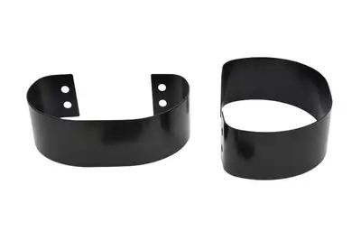 Kentrol Jeep CJ/YJ Bumperettes Pair 76-95 CJ and Wrangler YJ Powdercoat Black Kentrol