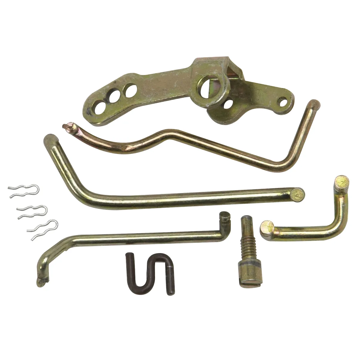 Edelbrock 1473 Carburetor Accelerator Linkage #1473 for AVS2 & Performer Carbs, Gold Iridited product image