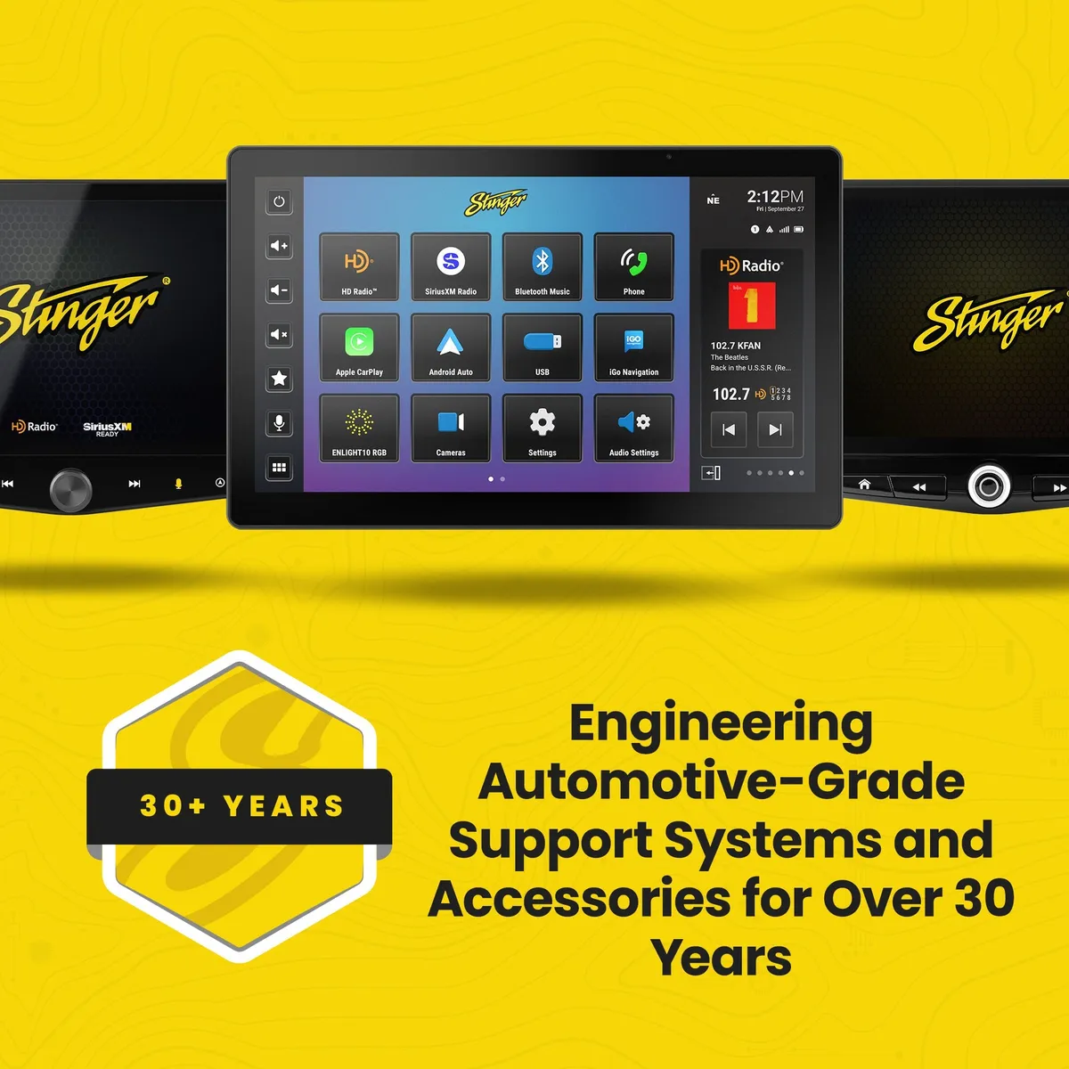 HORIZON12 Jeep Wrangler JK (2011-2018) 12.8" Radio Plug-&-Play Kit product image