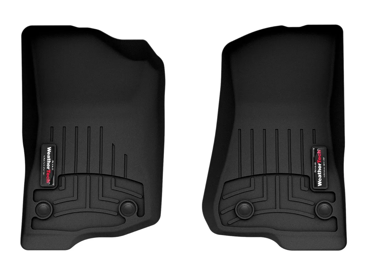 WeatherTech Front Floor Liners, Black - JL/JT product image