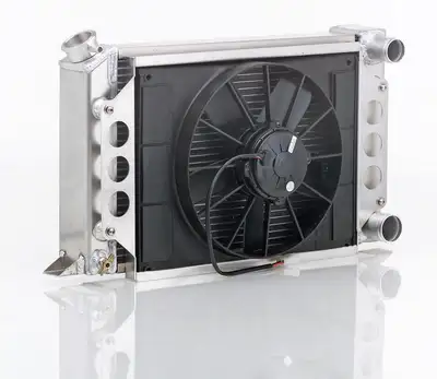 Be Cool Dual 1 Inch Core Module Assembly W/Filler Neck Pro/Stock-Style Be Cool Radiator