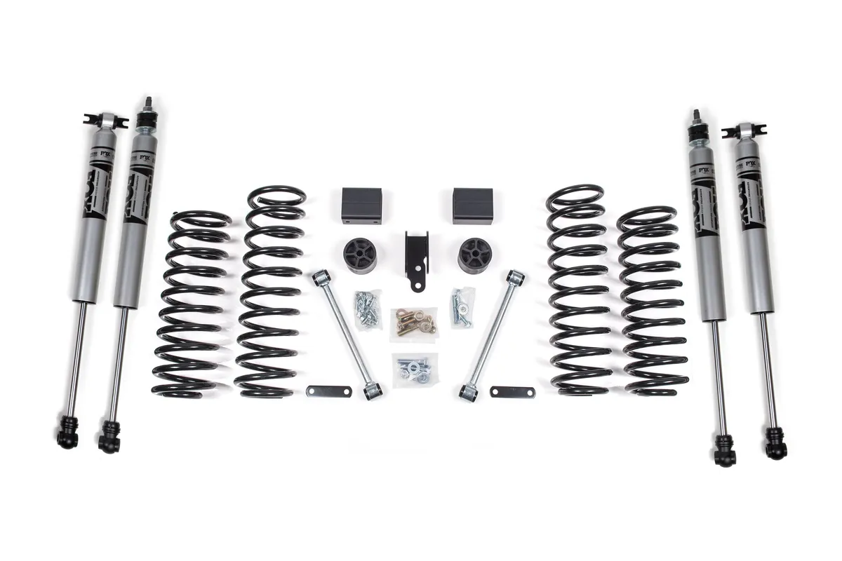 Zone Offroad 07-11 Jeep Wrangler JK 2WD 3 Inch Lift Kit With Nitro Shocks Zone Offroad