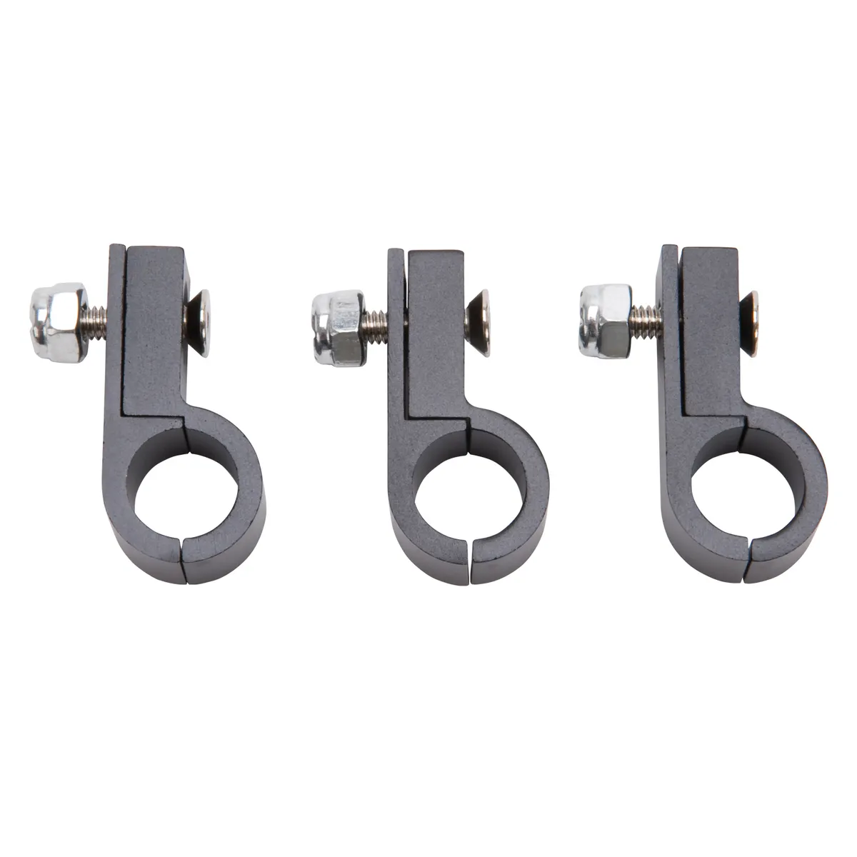Line Clamp For 6 Tubing Black Anodize product image