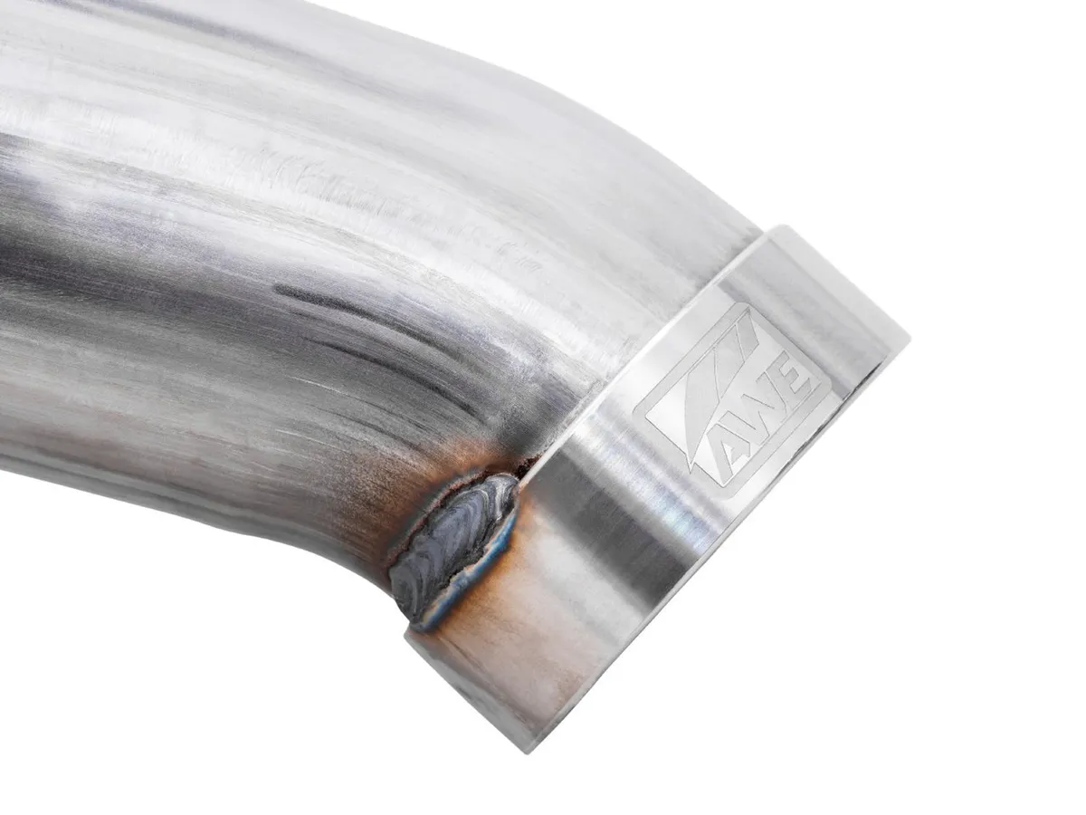 AWE 0FG Catback Exhaust for Silverado ZR2/Sierra AT4X - Dual Bashguard (no tips) product image