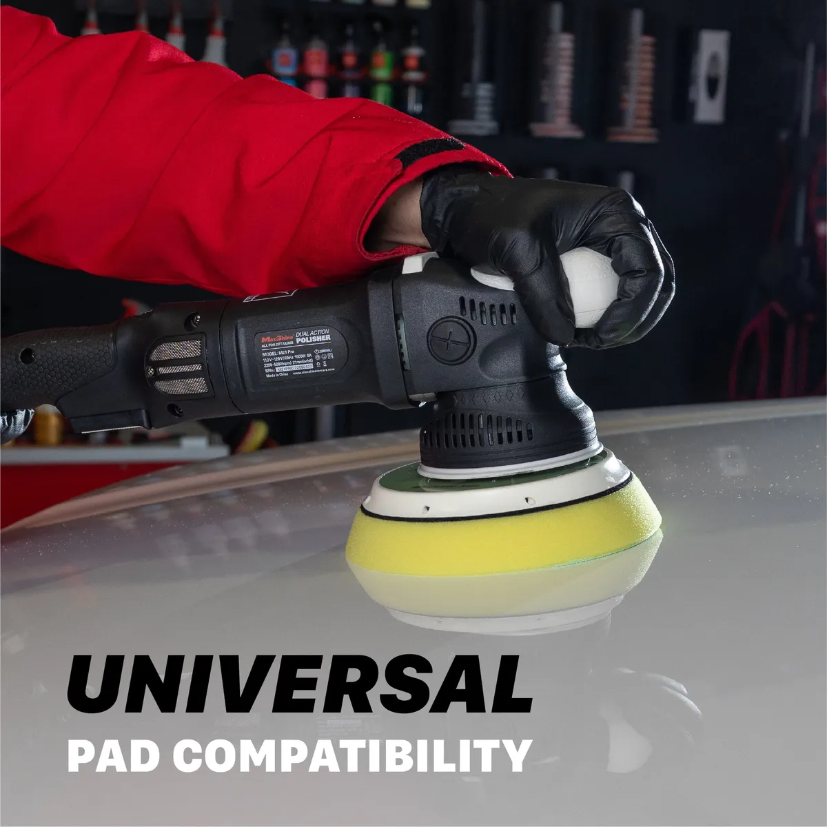 Random Orbital Polisher | M21 Pro - 6in Plate, 21mm Throw, 1000W product image