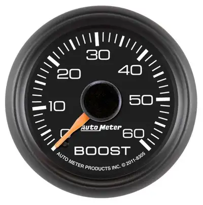 AutoMeter Gauge, Boost, 2 1/16", 60psi, Mechanical, GM Factory Match