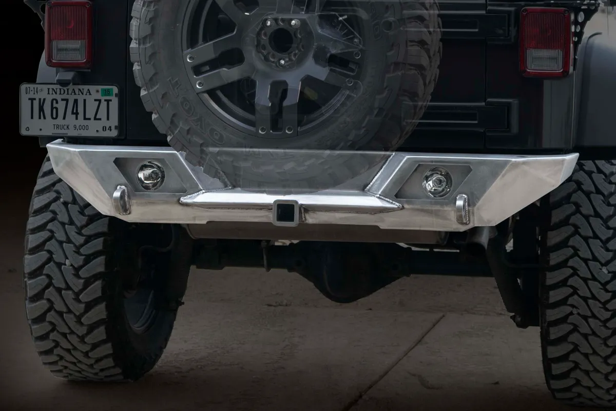 LOD Shorty Destroyer Rear Bumper Only Black Powder Coated - JK product image