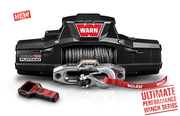 Warn ZEON 10-S 10,000lb Winch with Synthetic Rope & Remote product image