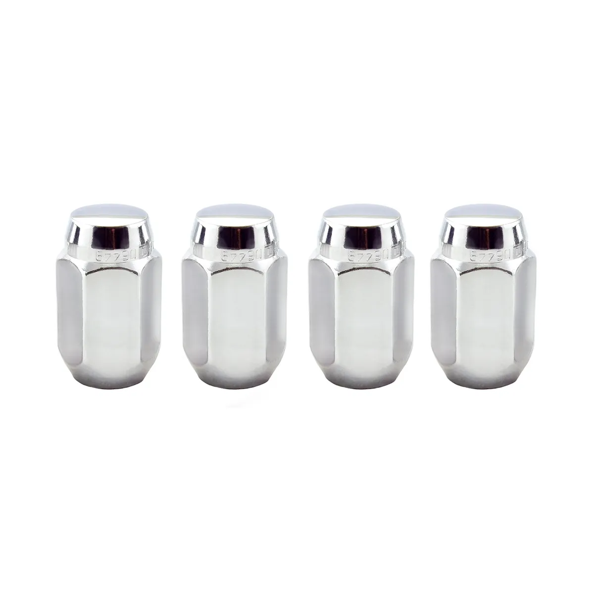 Hex Lug Nut 1/220 Cone Seat 13/16 Hex 1.5 in Oal Chrome (4 Pk) product image