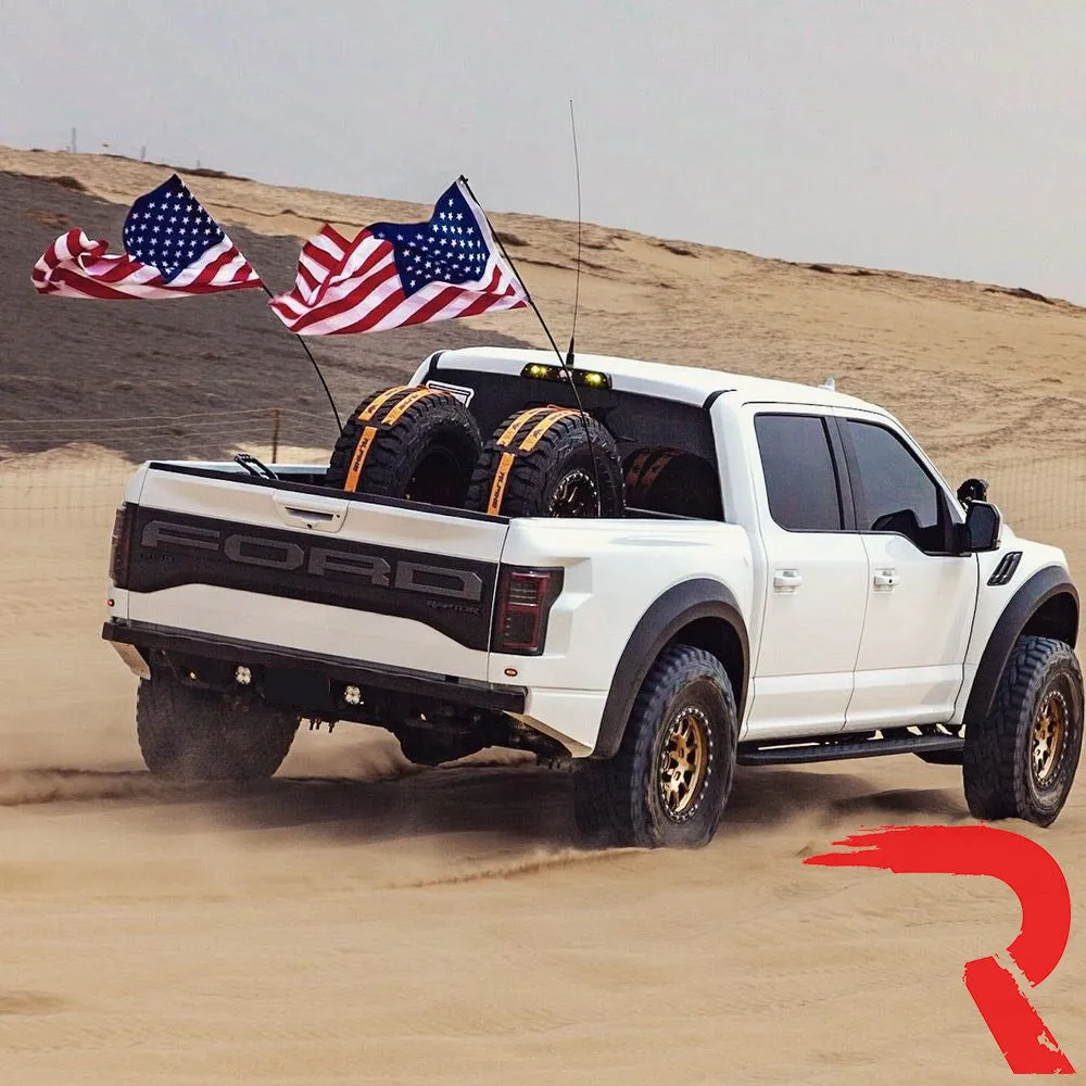 Ford F150 15-17 And Raptor 17-19 Replaces OEM LED Style Tail Lights w Blind Spot Warning System Oled Tail Lights - Cle product image