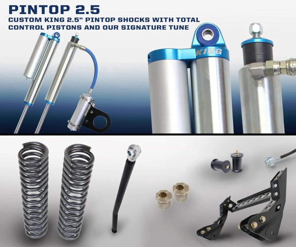 Carli 2.5" Leveling KING Pintop 2.5 Suspension System 11-16 Ford 6.7L Powerstroke product image