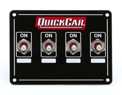 Quickcar Racing Products Accessory Panel 4 Switch Weatherproof