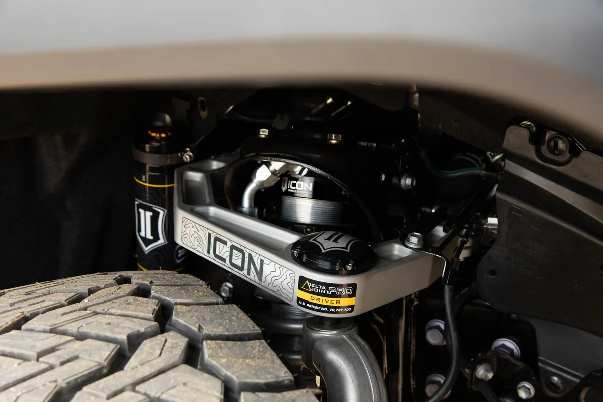 ICON 2007-2025 Toyota Tundra/2008-2021 Toyota Land Cruiser 200 Series/2008-2024 Toyota Sequoia/2024-2025 Toyota Tacoma, Front Coilover Hardware Kit, Pair product image