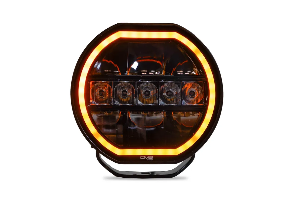 DV8 Offroad 7-Inch Halo Elite Round Light w/ Accent Halo product image