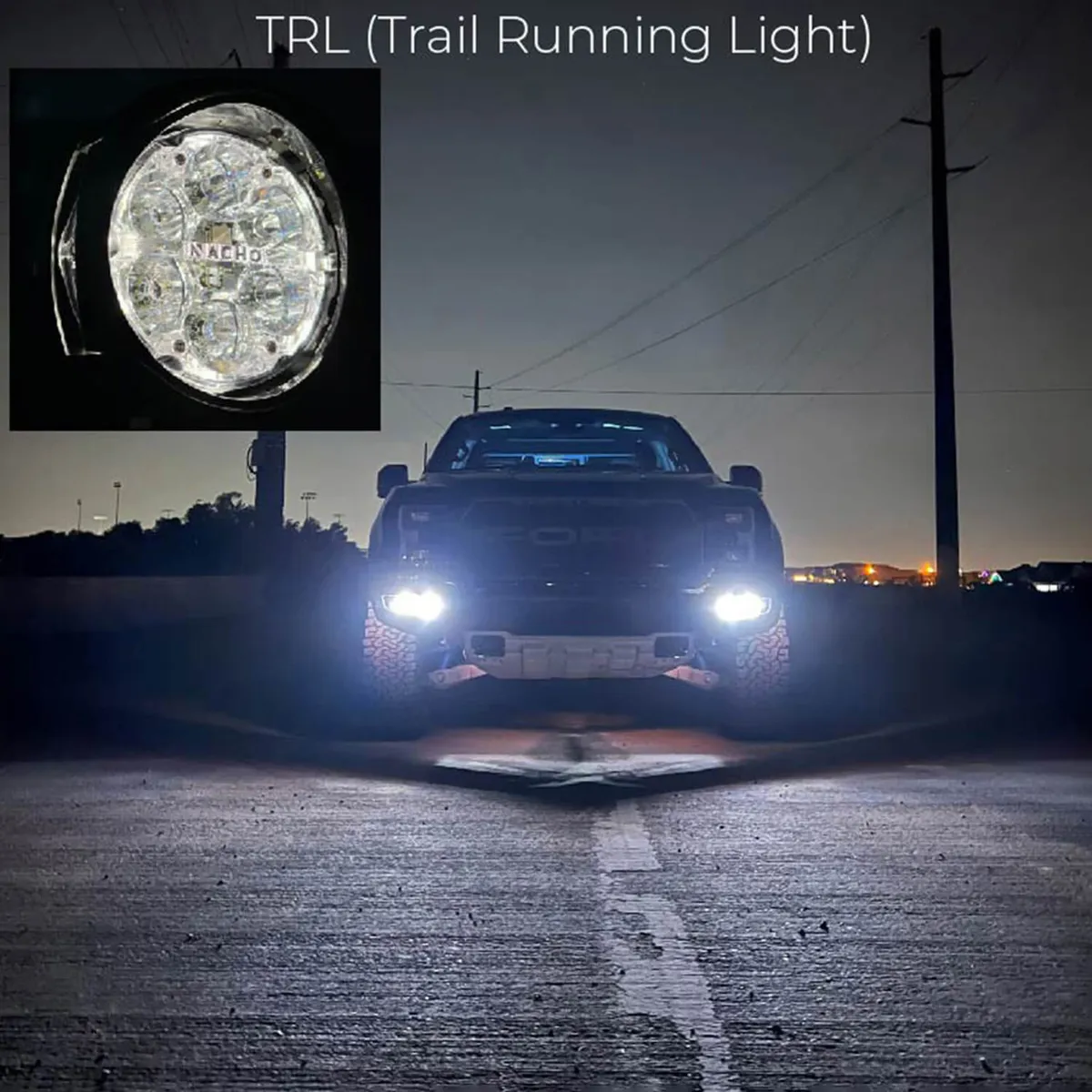 Nacho Offroad Technology Quatro Spot/Flood LED Lights - Pair product image