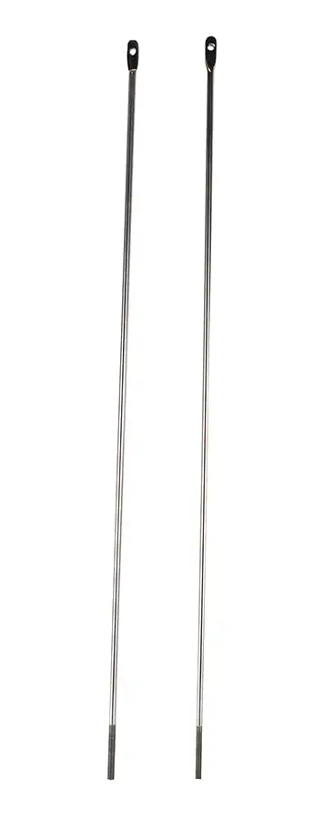 Kentrol Jeep YJ Strut Rod Kit 87-95 Wrangler TJ Polished Silver Kentrol