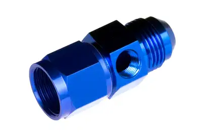 Redhorse Performance 04 Male to 04 Female An/Jic With 1/8 Npt in Hex Blue