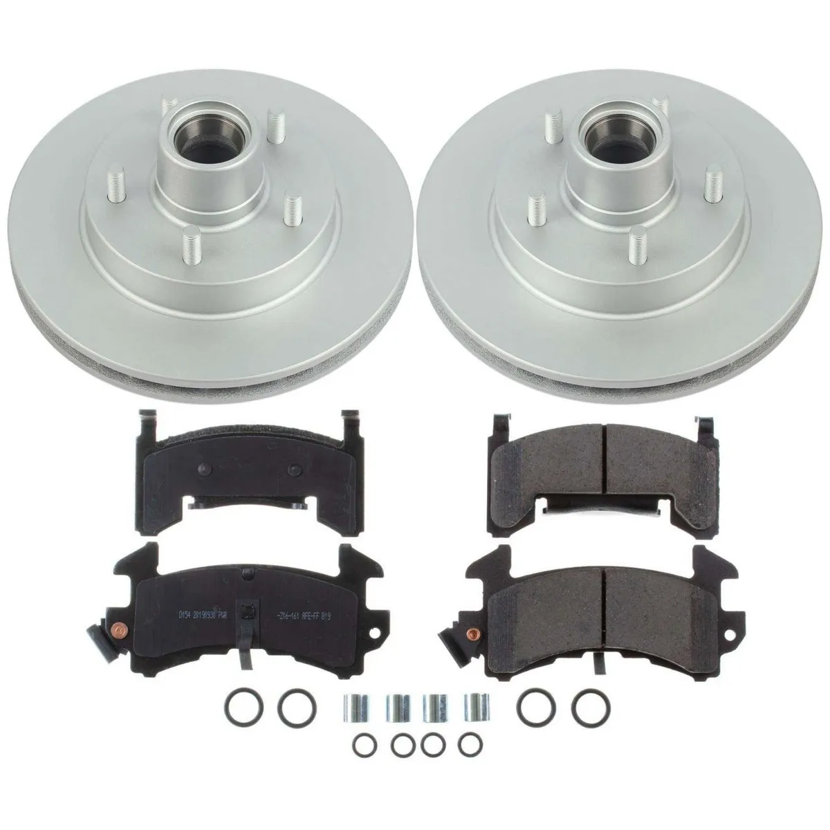 Z17 Geomet Coated Rotor Kit: Genuine Geomet Fully Coated Rotors; Ceramic Pads W/Hardware product image