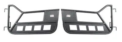 Fishbone Offroad Jeep TJ Front Tube Doors 97-06 Wrangler TJ Black Textured Powdercoat Steel Fishbone Offroad