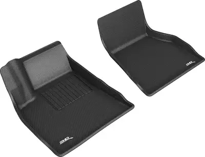 3D MAXpider 15c Tesla Model s Kagu Black 1st Row Floor Liner