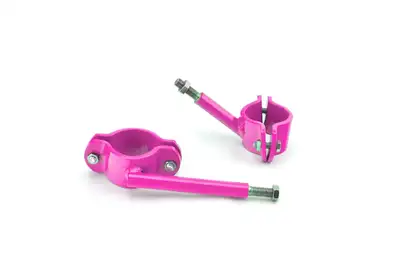 Steinjager Recovery and Towing 2007-2018 High Lift Jack Mount Roll Bar Mount, 4 Door Hot Pink