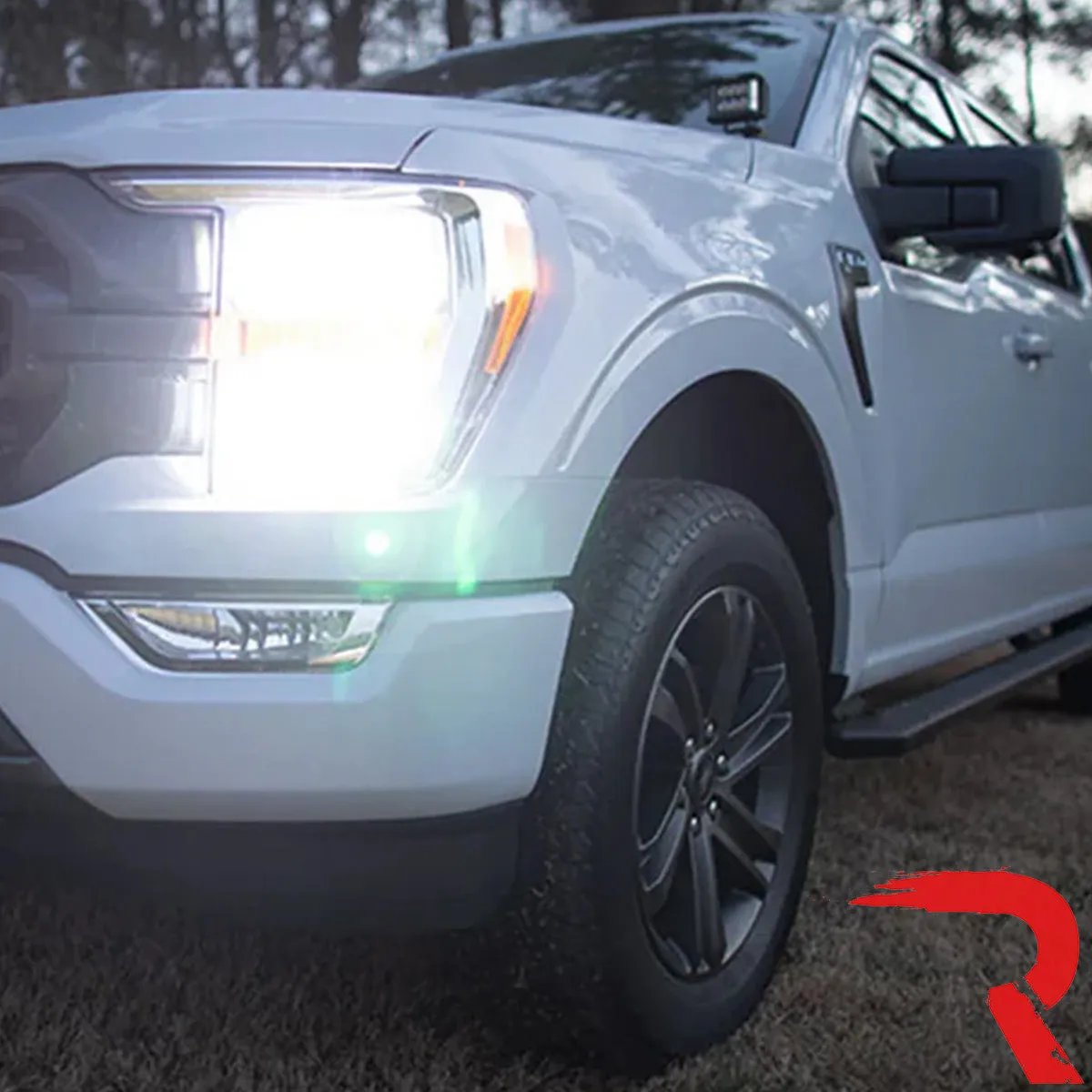 H1 12V High Power LED Headlight Bulbs 25-Watt (Single Beam) Ballast Free - 6000K Color product image