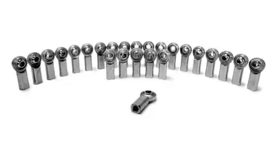Steinjager Inch Female Steel Housing, PTFE Race 1/4-28 LH 25 Pack