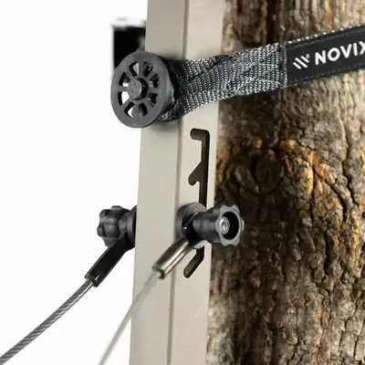 Novix Echo Cast Aluminum Hang on Treestandecho Green