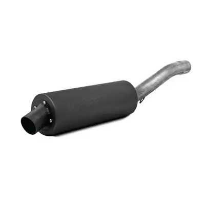 MBRP Exhaust ATV Exhaust System With Performance Muffler; Slip On; 1.75 in. Inlet; 4.25 in. Diameter Body; Packed Muffler;