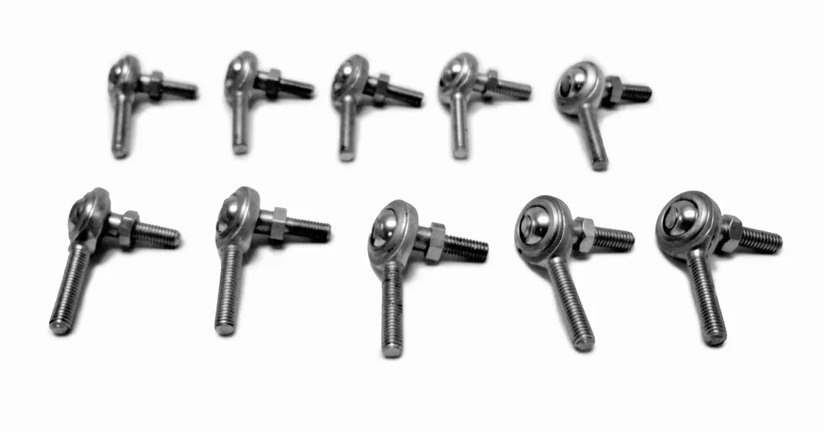 Steinjager Inch Male 1/4-28 RH Studded Steel Housing, 2 Piece 10 Pack