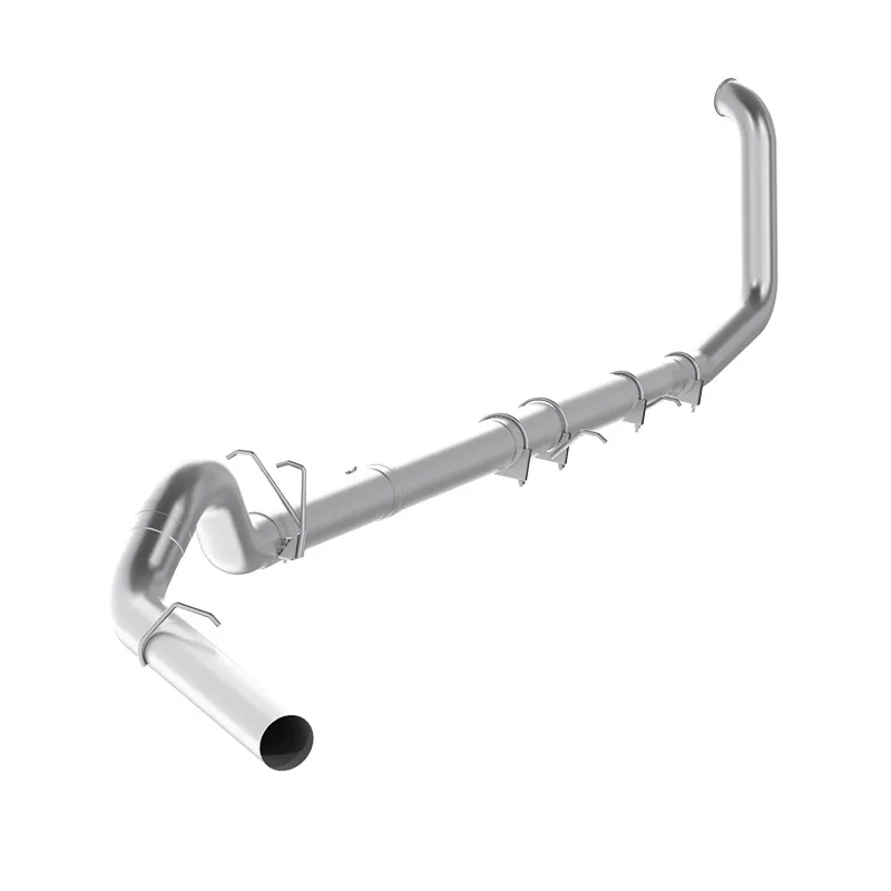 MBRP Exhaust Armor Lite Turbo Back Exhaust System; 5in; Incl. 4 in. Turbo Down Pipe/Adapter/Ext. Pipes/Muffler DeletePipe/Over Axle Pipe; No Tip Incl.; Single Side Exit; OffRoad; Aluminized;