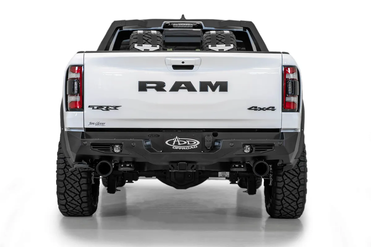 2021 - Up Ram TRX Bomber Rear Bumper with back up sensor cutouts product image