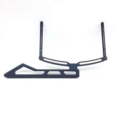 DRAG RACE SOLUTIONS Dial Board Bracket - Angled Tray - Black