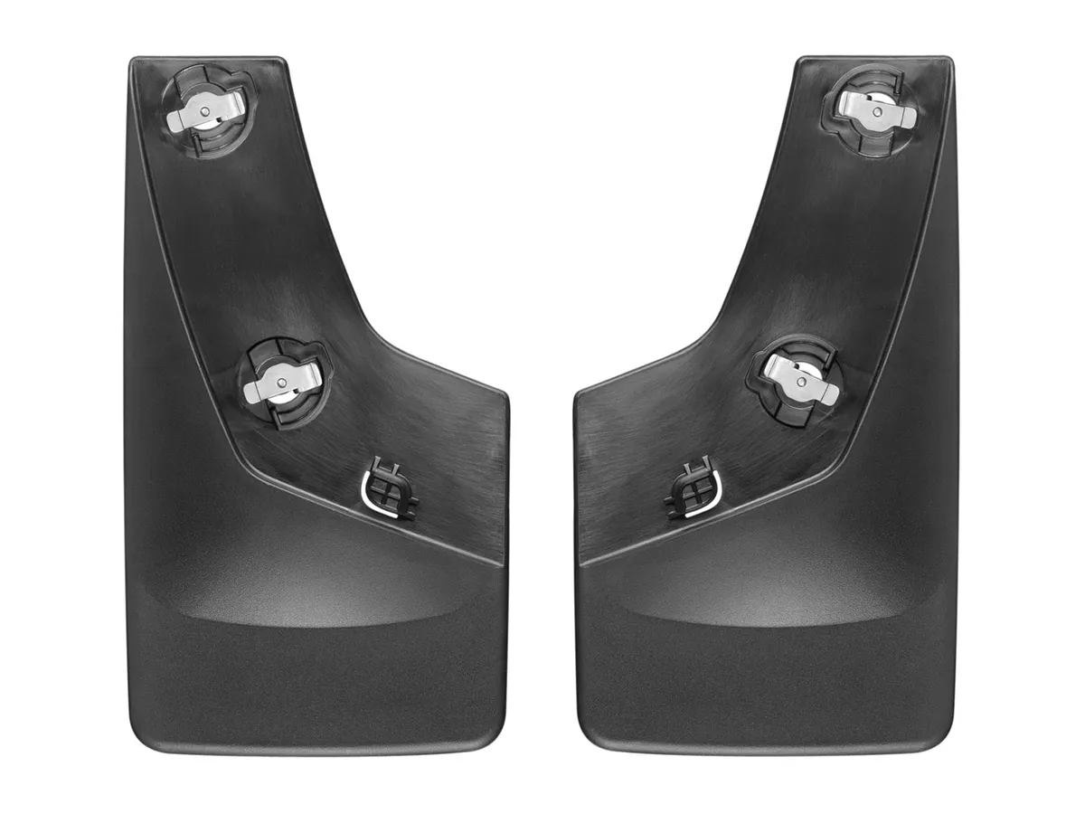 2007 + Chevrolet Silverado Black No Drill MudFlaps without Flares Does not fit Classic Style / 2007 + GMC Sierra Black No Drill MudFlaps without Flares Does not fit Classic Style product image
