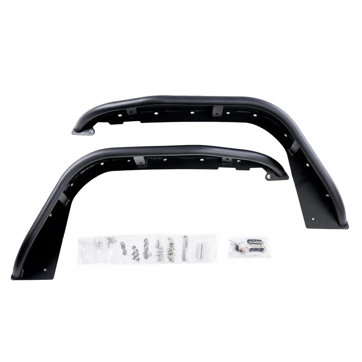 Combat Off Road 20c Wrangler JT Full Assault Black Aluminum Fender Kit Black Rear
