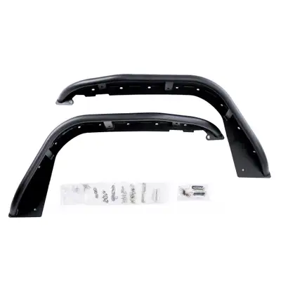 Combat Off Road 20c Wrangler JT Full Assault Black Aluminum Fender Kit Black Rear