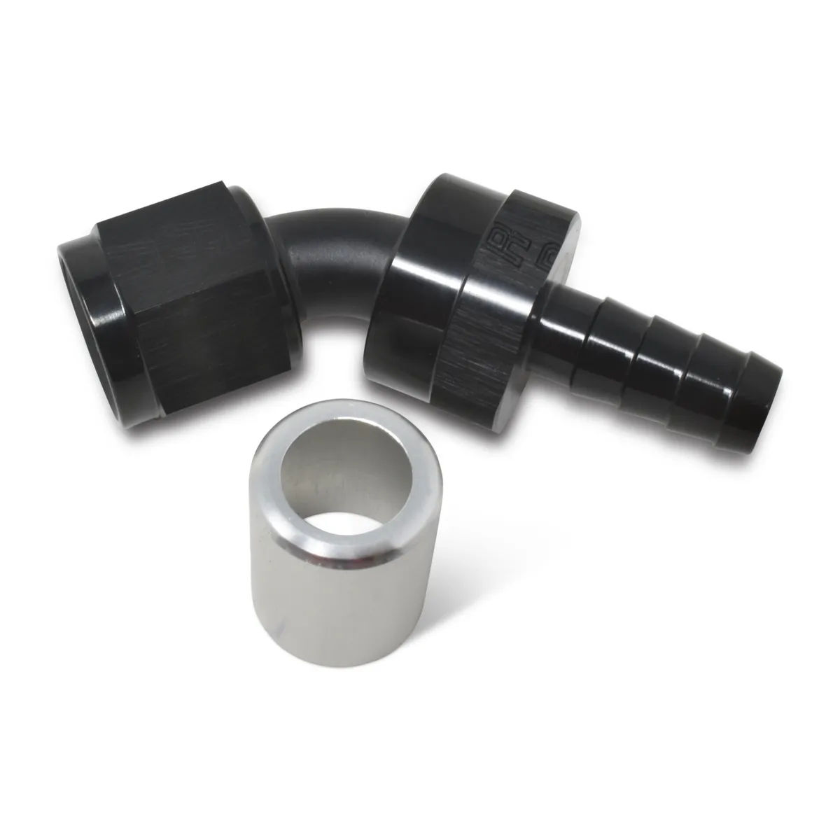 #12 45 Deg Hose Fitting P/C Crimp-On product image