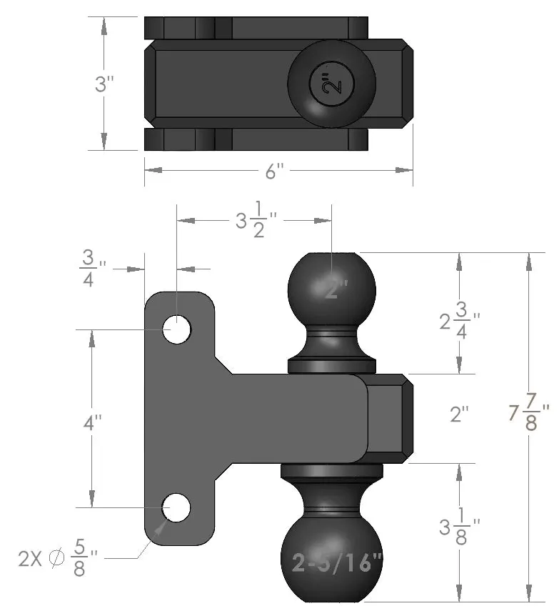 BulletProof Heavy/Extreme Duty 2 2-5/16 Dual Ball REPLACEMENTBALL product image