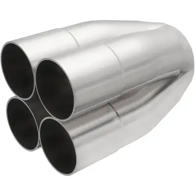 MagnaFlow Exhaust Products MagnaFlow 2 X 3in. 4 Into 1 Performance Exhaust Header Merge Collector 10803