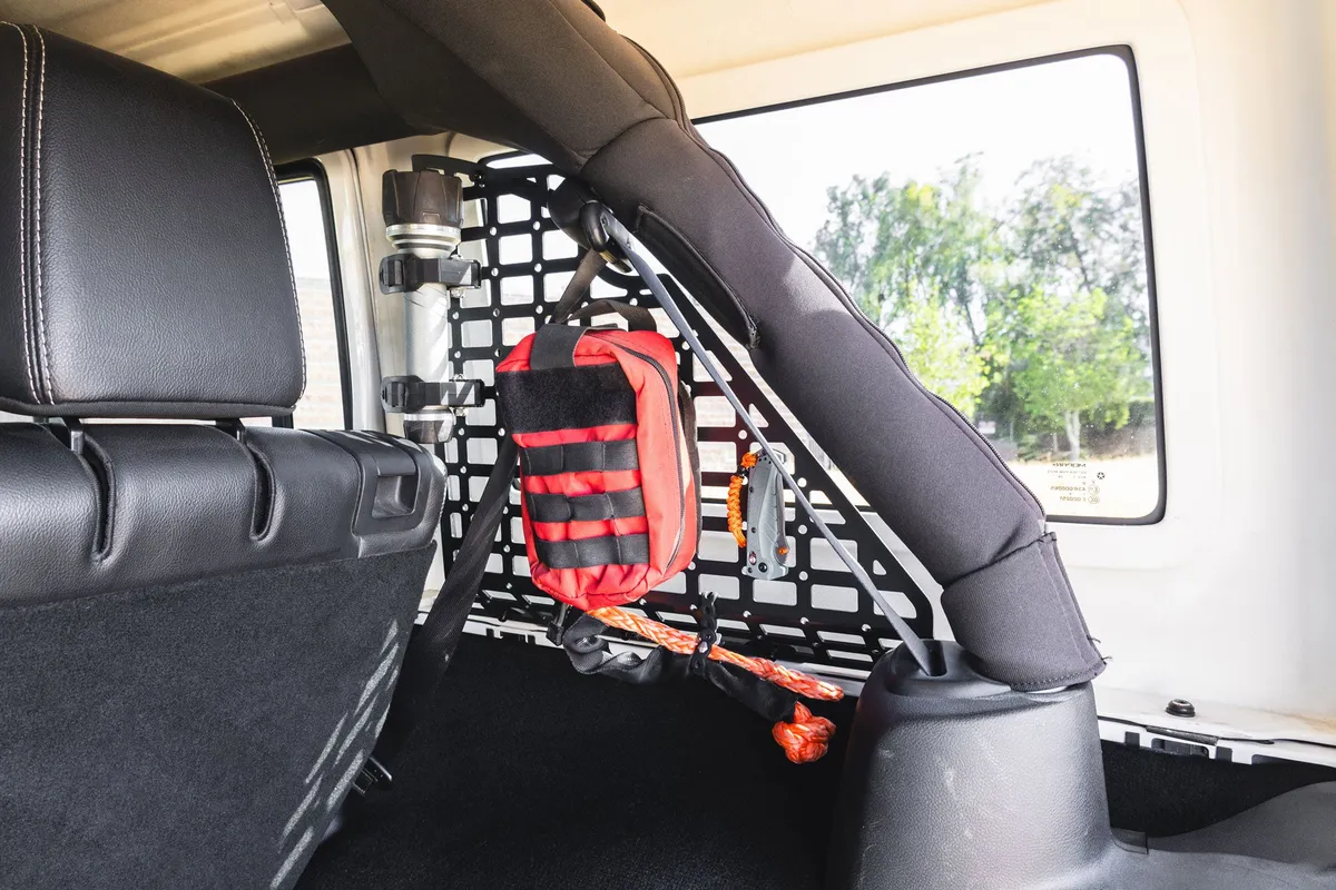 0718 Jeep Wrangler 4door Hard Top Models Only Pocketed Rear Window Molle Panel product image