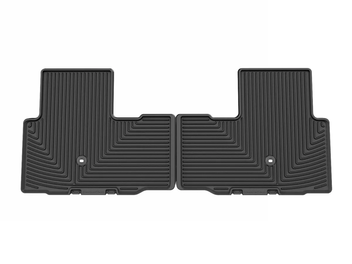 Weathertech All Weather Floor Mats; Black; Rear;