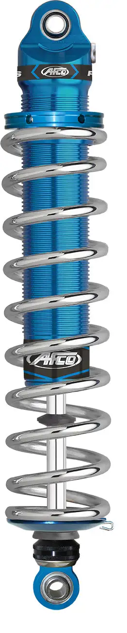 AFCO Racing Aluminum Coil-Over Single Adjustable Eliminator Shock 9 Inch Stroke 16 Inch Comp 24.90 Inch Ext