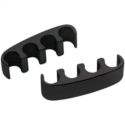 Billet Specialties 4 Wire Separator Floating Black Pair