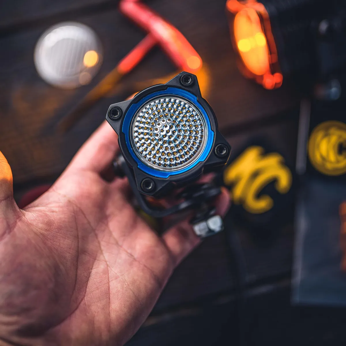 KC HiLiTES 30576 KC Bezel Ring KC FLEX ERA 1 Blue 1PC product image