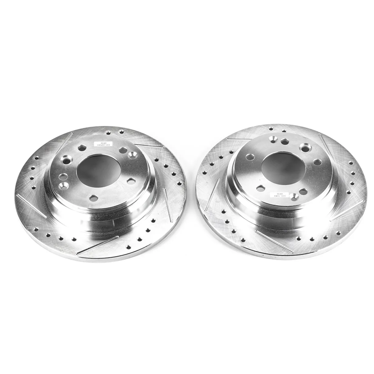 Evolution Drilled/Slotted Zinc Plated Rotors (Pair) product image