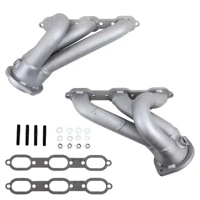 BBK Performance 2006-2010 Dodge Challengercharger v6 1-34 Shorty Tuned Length Headers - Titanium Ceramic